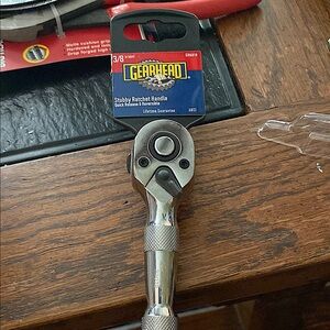 Gearhead Stubby Ratchet Handle